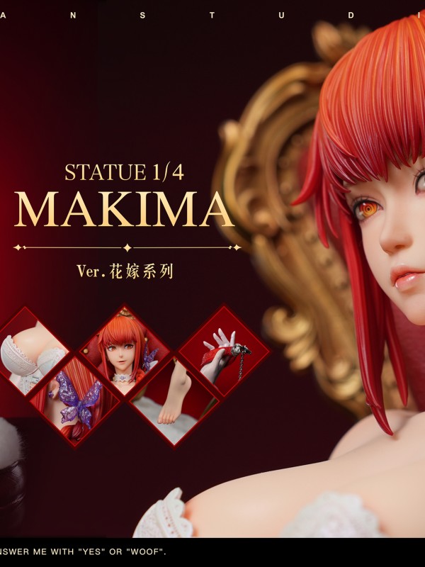 ChiYan Studio Bridal Series 3rd Chainsaw Man Makima Hot Sexy 1/4 Statue